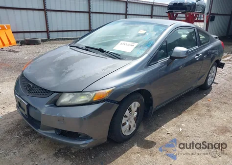 2012 Honda Civic Lx z USA, uszkodzony, nr VIN 2HGFG3B53CH529864